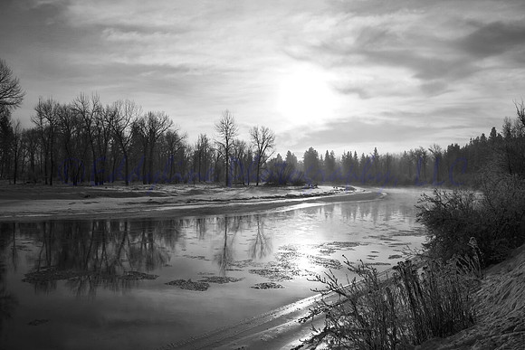 Winter Along The River